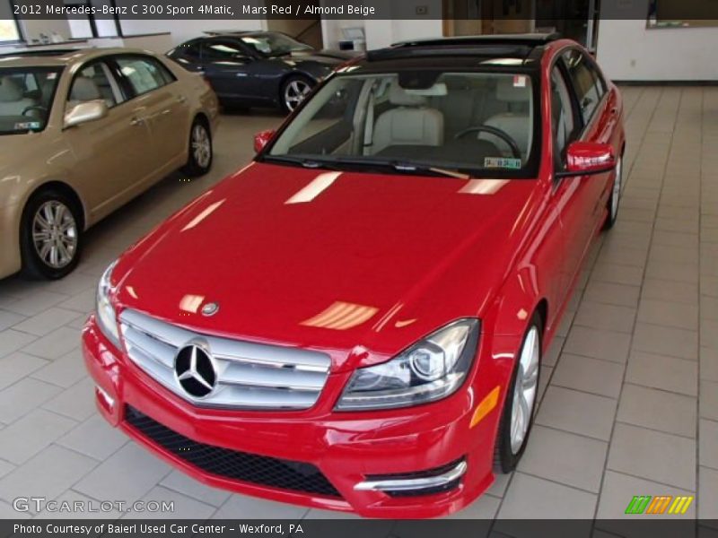 Mars Red / Almond Beige 2012 Mercedes-Benz C 300 Sport 4Matic