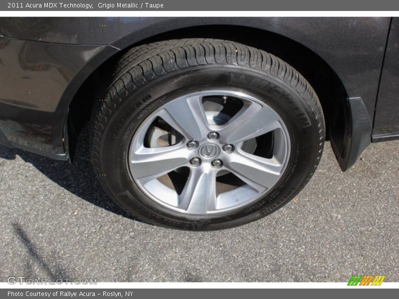 Grigio Metallic / Taupe 2011 Acura MDX Technology