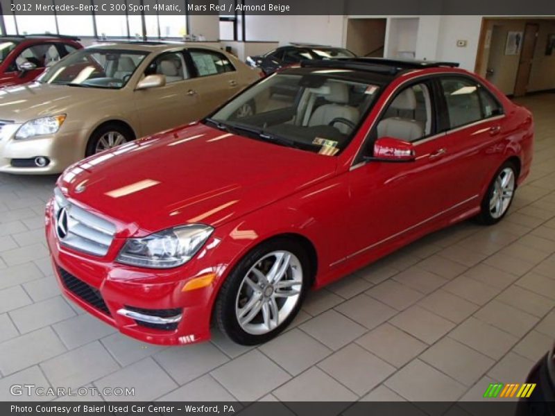 Mars Red / Almond Beige 2012 Mercedes-Benz C 300 Sport 4Matic