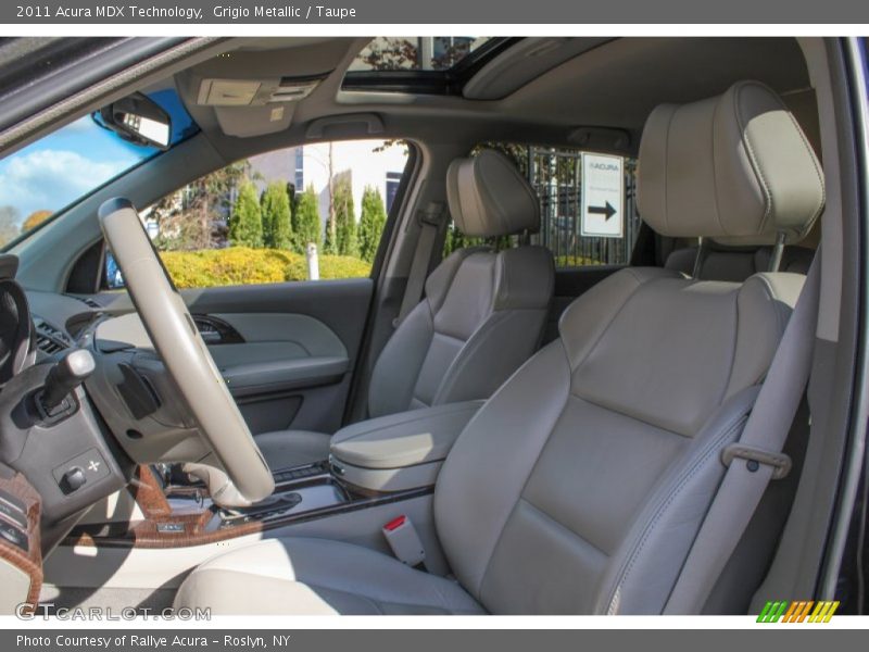 Grigio Metallic / Taupe 2011 Acura MDX Technology