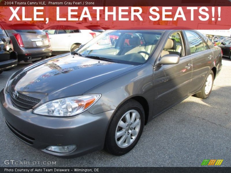 Phantom Gray Pearl / Stone 2004 Toyota Camry XLE