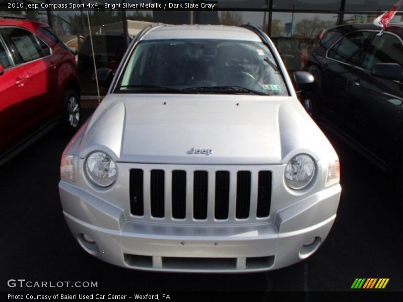 Bright Silver Metallic / Dark Slate Gray 2010 Jeep Compass Sport 4x4