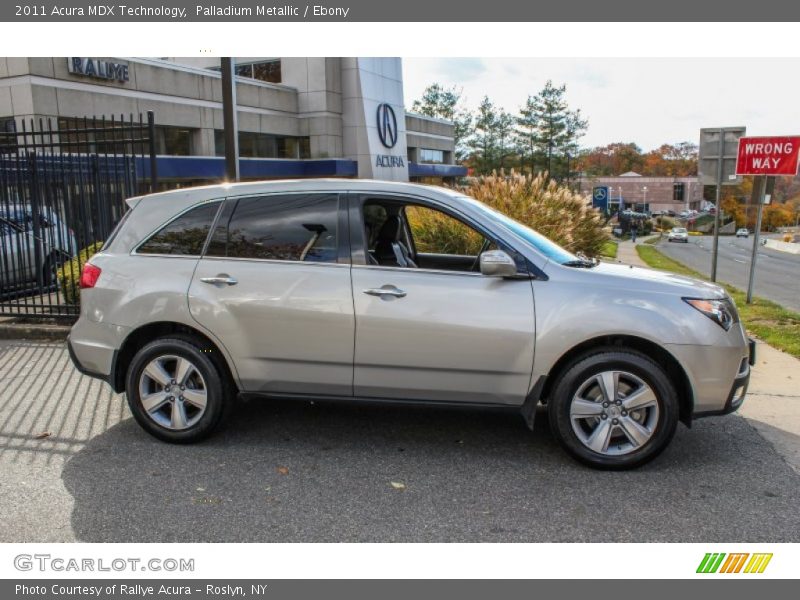 Palladium Metallic / Ebony 2011 Acura MDX Technology