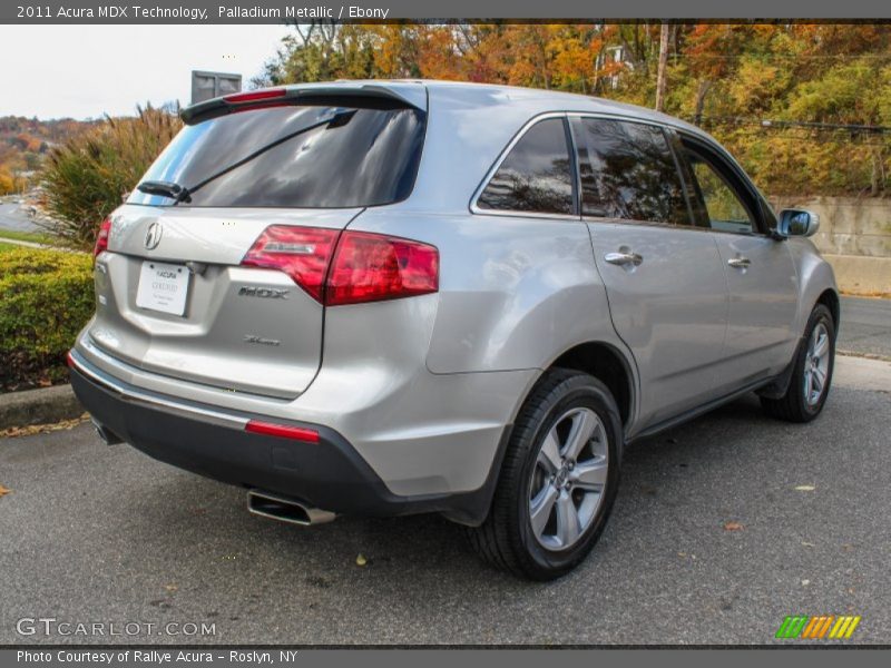Palladium Metallic / Ebony 2011 Acura MDX Technology