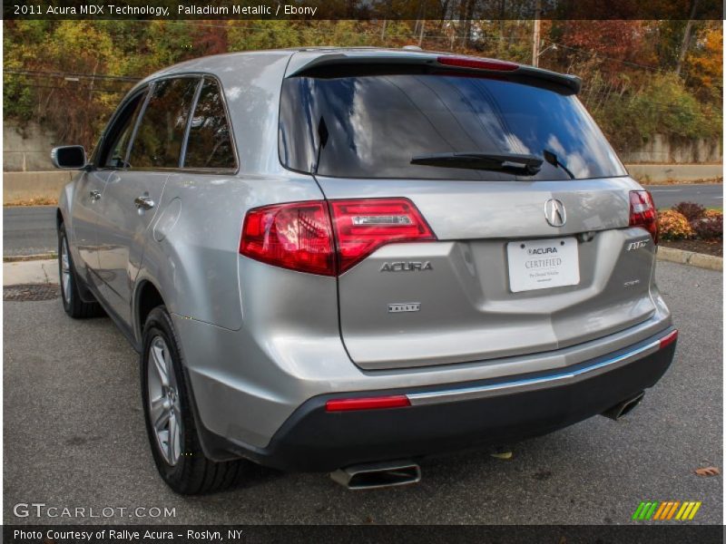 Palladium Metallic / Ebony 2011 Acura MDX Technology