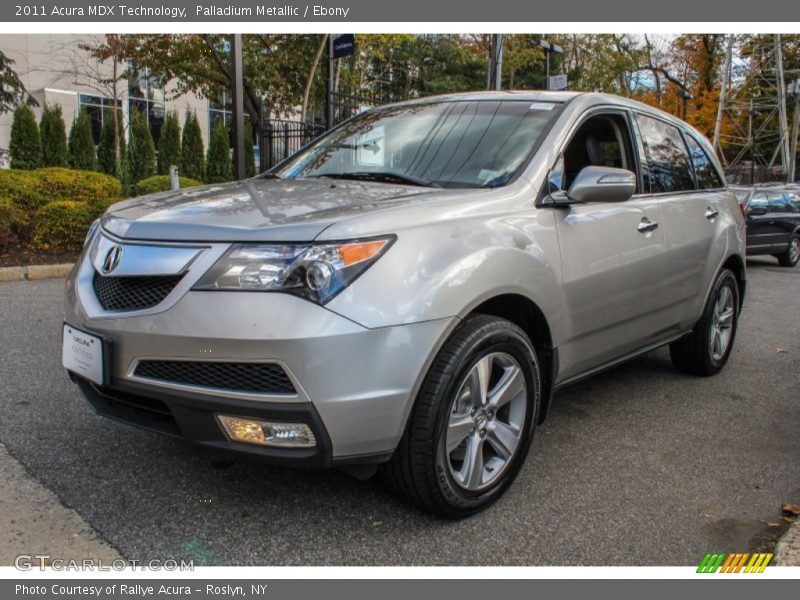 Palladium Metallic / Ebony 2011 Acura MDX Technology