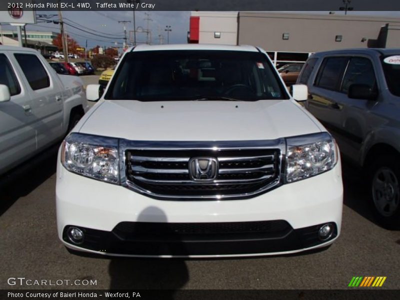 Taffeta White / Gray 2012 Honda Pilot EX-L 4WD
