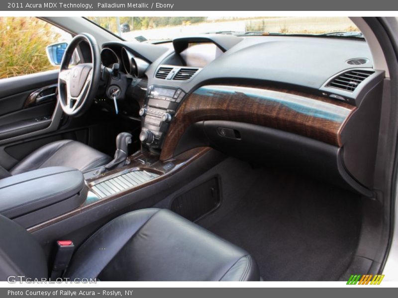 Palladium Metallic / Ebony 2011 Acura MDX Technology