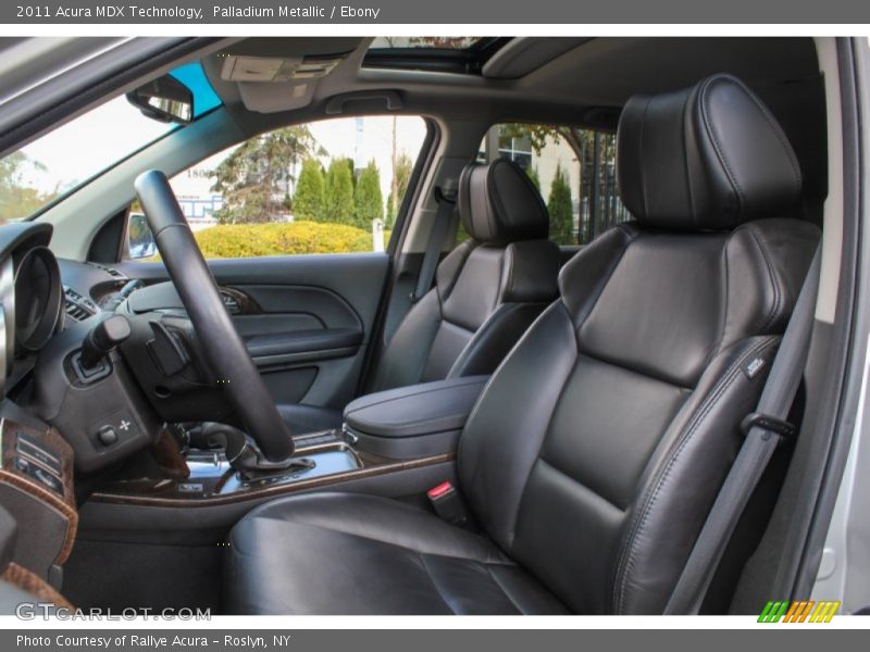 Palladium Metallic / Ebony 2011 Acura MDX Technology