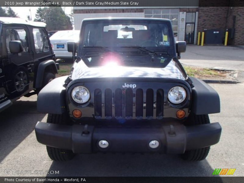 Black / Dark Slate Gray/Medium Slate Gray 2010 Jeep Wrangler Sport 4x4