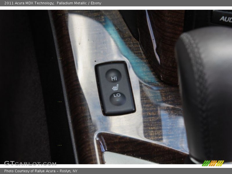 Palladium Metallic / Ebony 2011 Acura MDX Technology