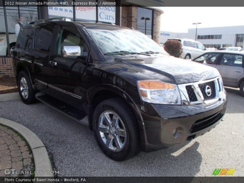 Espresso Black / Almond 2012 Nissan Armada Platinum 4WD
