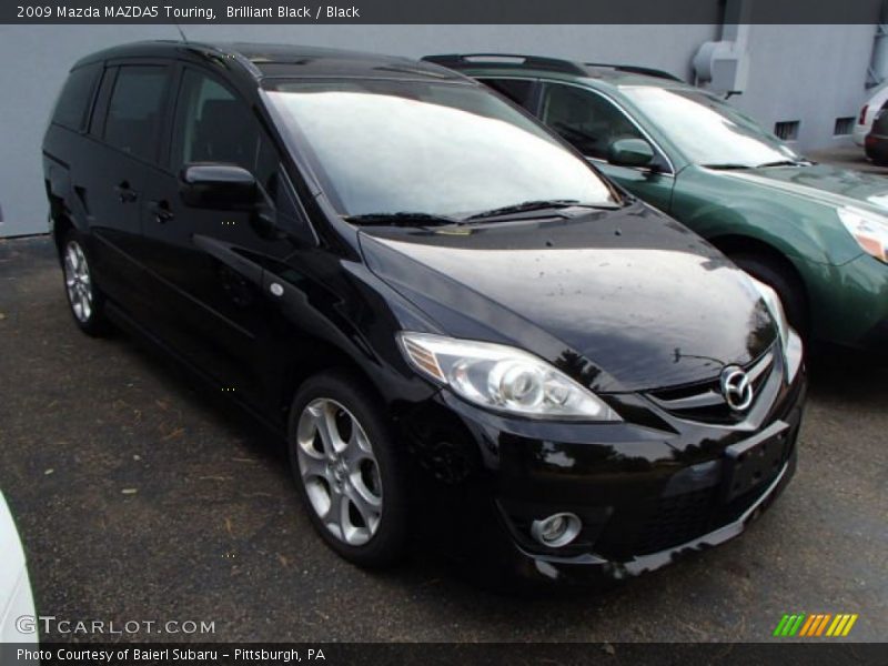 Brilliant Black / Black 2009 Mazda MAZDA5 Touring