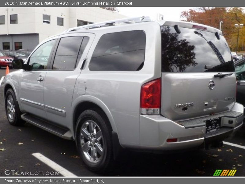 Silver Lightning Metallic / Charcoal 2010 Nissan Armada Platinum 4WD