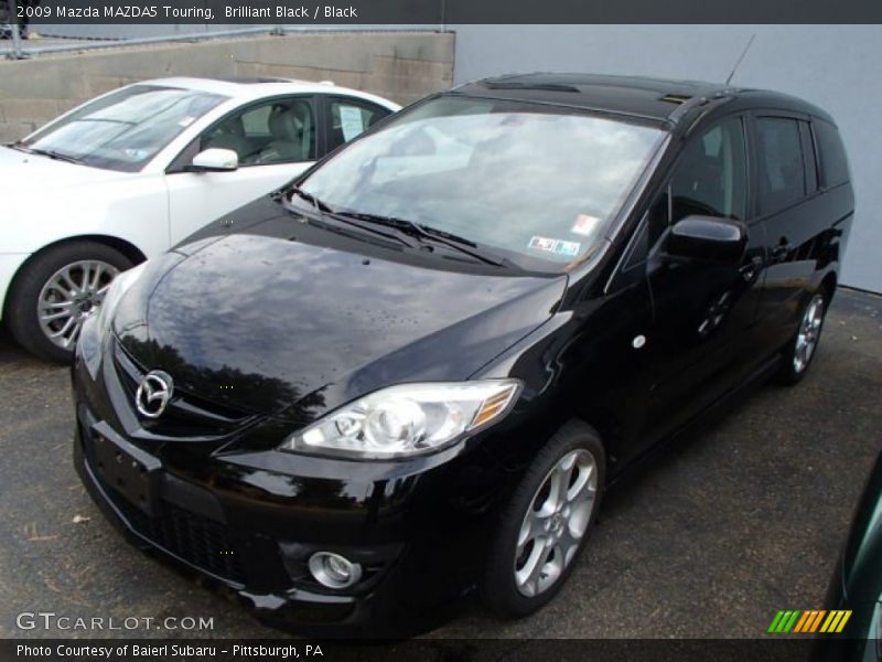 Brilliant Black / Black 2009 Mazda MAZDA5 Touring