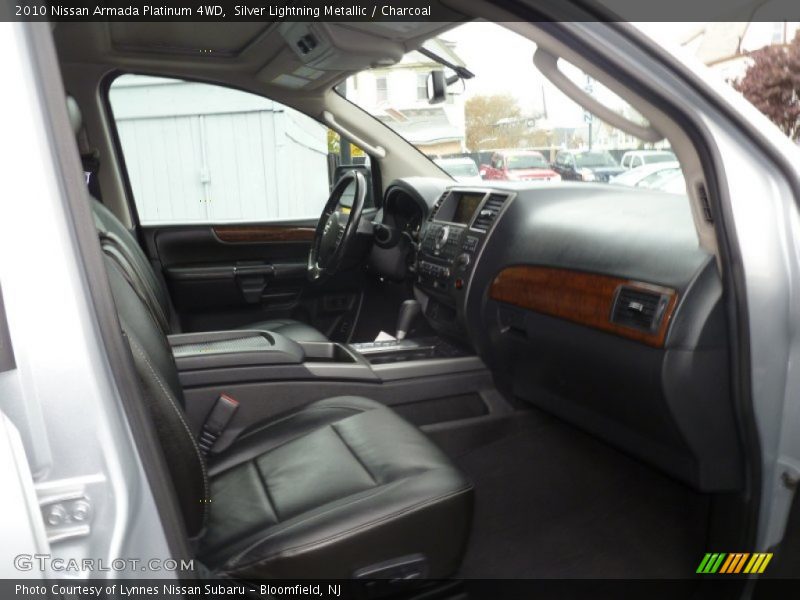 Silver Lightning Metallic / Charcoal 2010 Nissan Armada Platinum 4WD