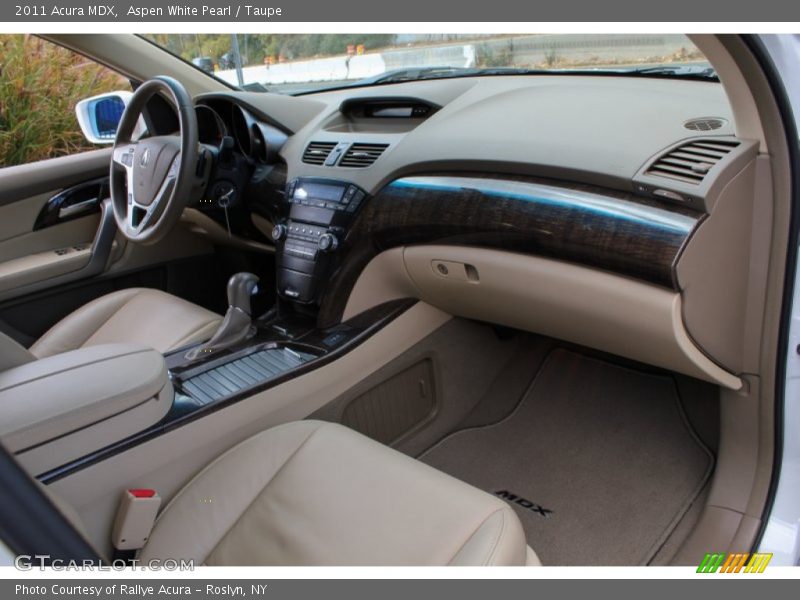 Aspen White Pearl / Taupe 2011 Acura MDX