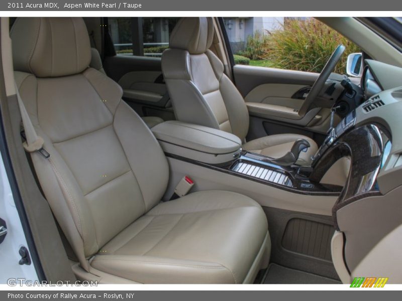 Aspen White Pearl / Taupe 2011 Acura MDX