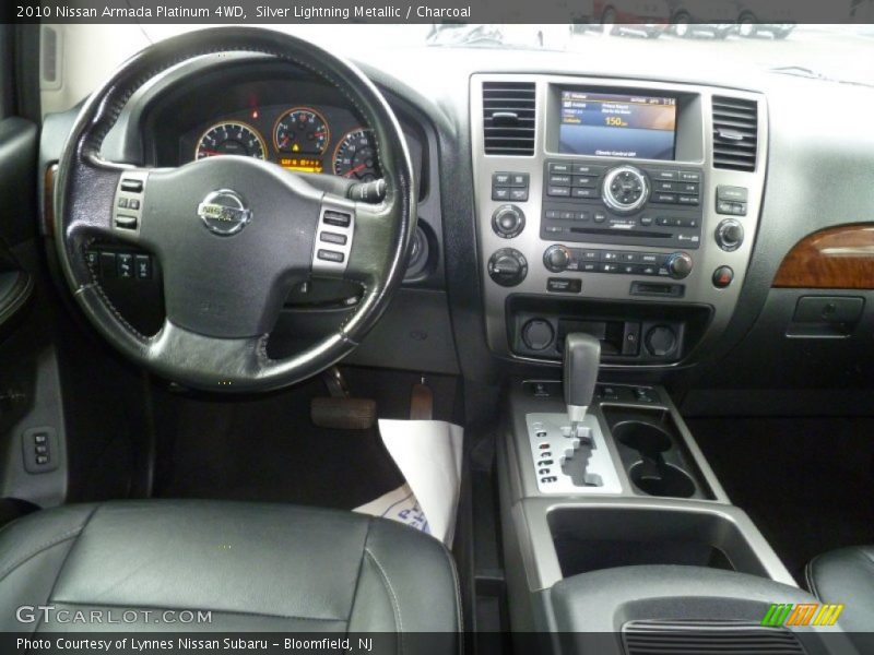 Silver Lightning Metallic / Charcoal 2010 Nissan Armada Platinum 4WD