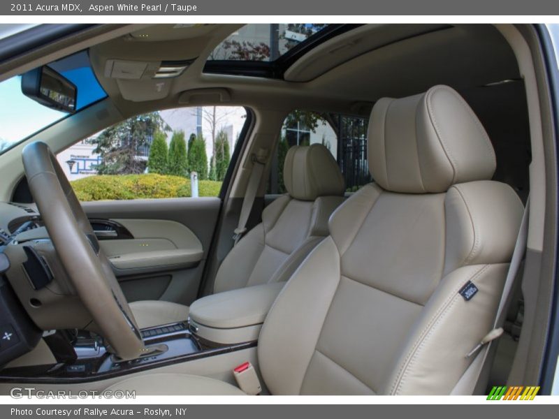 Aspen White Pearl / Taupe 2011 Acura MDX