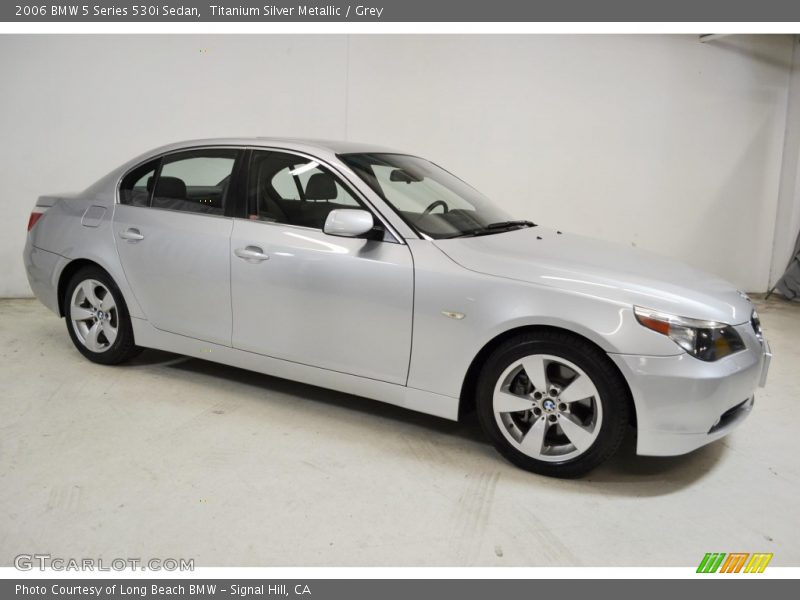 Titanium Silver Metallic / Grey 2006 BMW 5 Series 530i Sedan