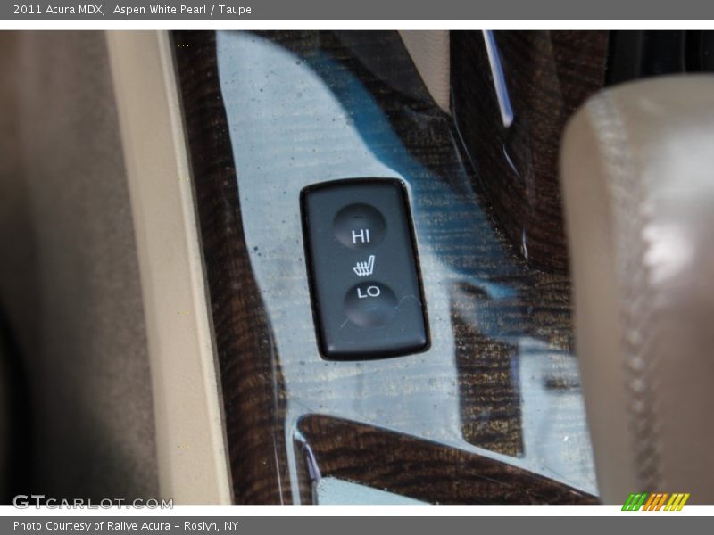 Aspen White Pearl / Taupe 2011 Acura MDX