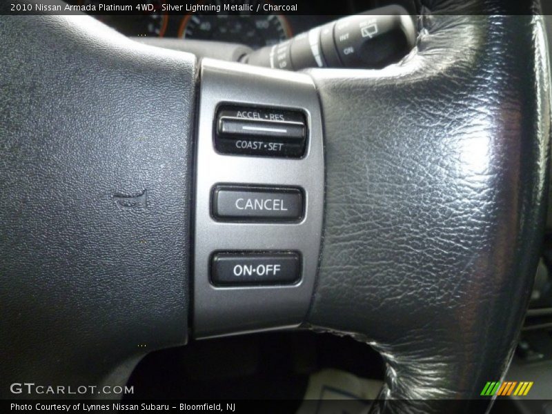Silver Lightning Metallic / Charcoal 2010 Nissan Armada Platinum 4WD