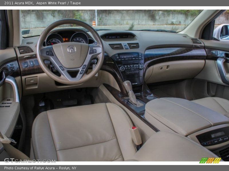 Aspen White Pearl / Taupe 2011 Acura MDX