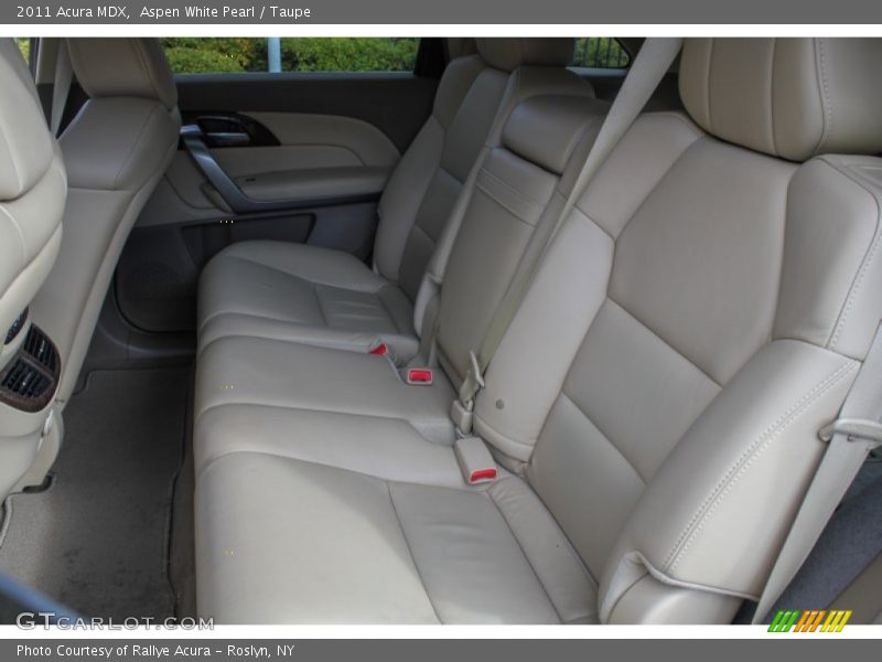 Aspen White Pearl / Taupe 2011 Acura MDX