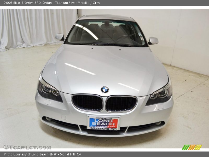 Titanium Silver Metallic / Grey 2006 BMW 5 Series 530i Sedan
