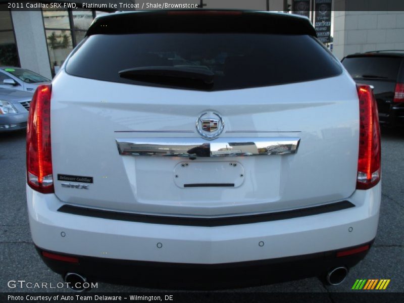Platinum Ice Tricoat / Shale/Brownstone 2011 Cadillac SRX FWD