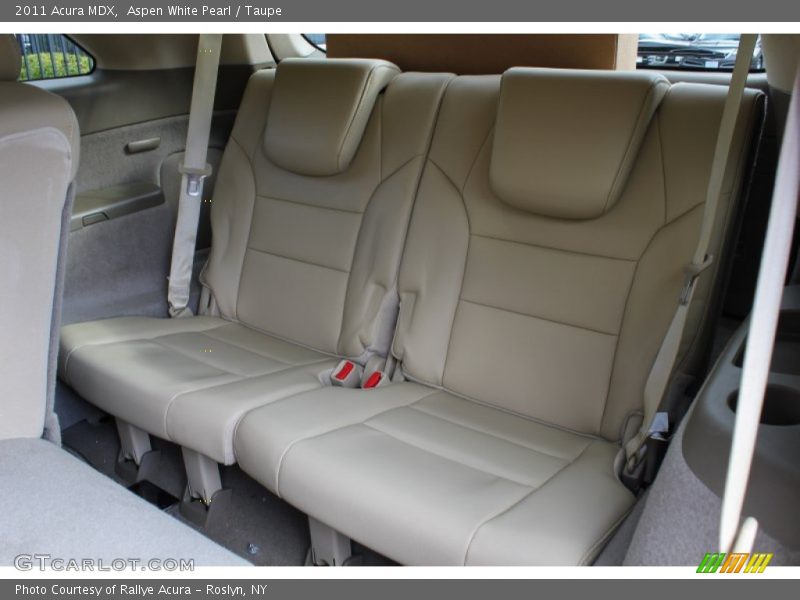 Aspen White Pearl / Taupe 2011 Acura MDX