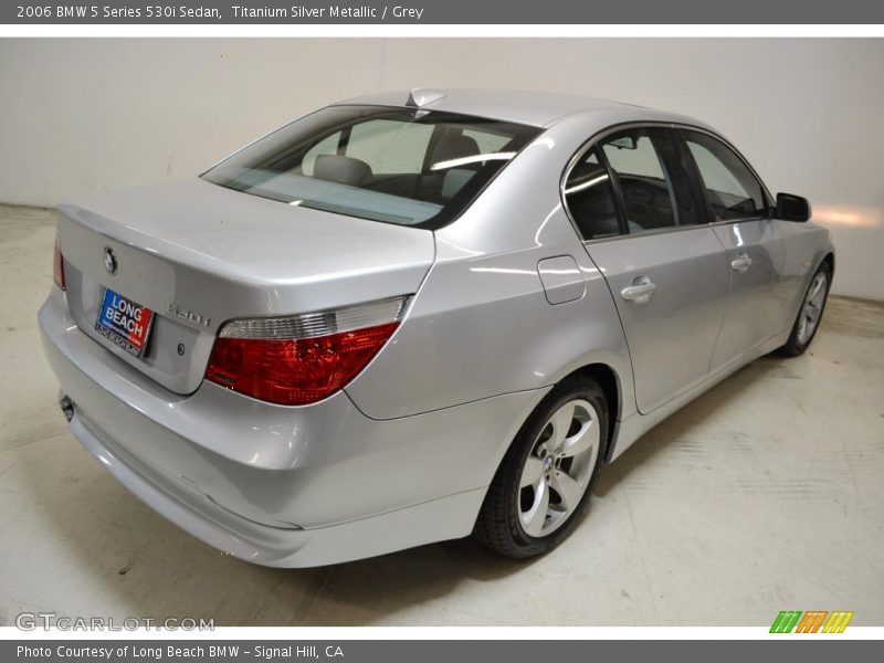 Titanium Silver Metallic / Grey 2006 BMW 5 Series 530i Sedan
