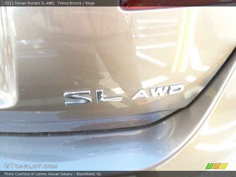 Tinted Bronze / Beige 2011 Nissan Murano SL AWD
