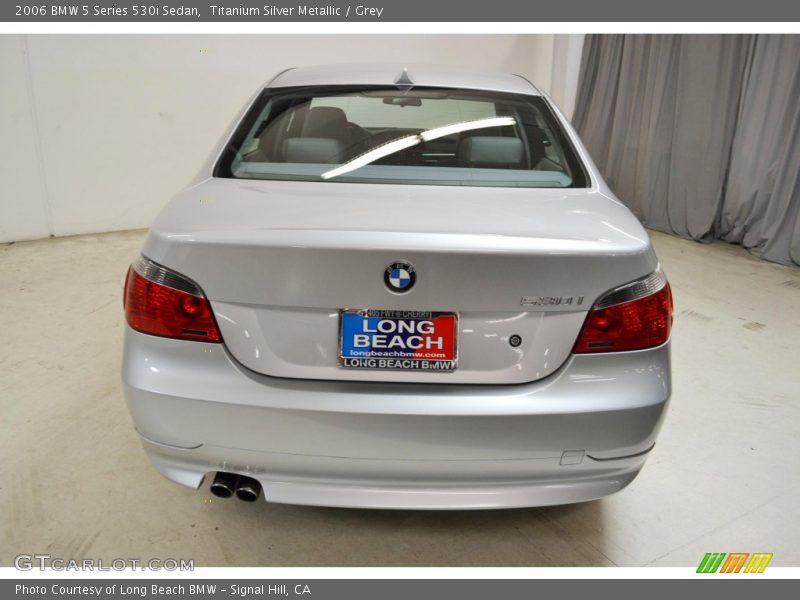 Titanium Silver Metallic / Grey 2006 BMW 5 Series 530i Sedan