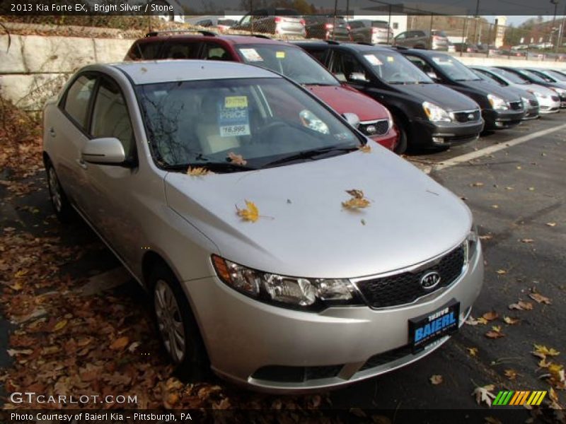 Bright Silver / Stone 2013 Kia Forte EX