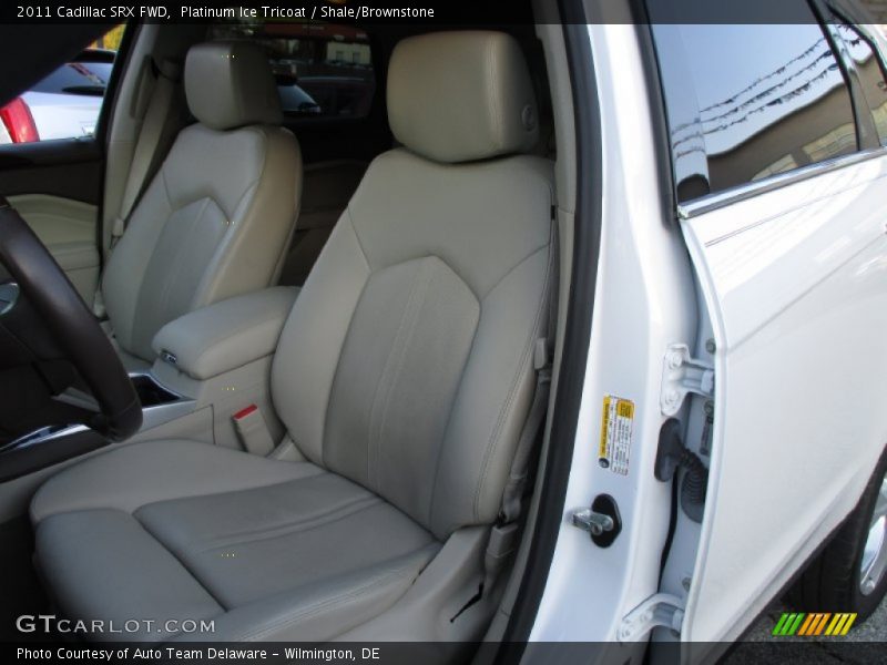 Platinum Ice Tricoat / Shale/Brownstone 2011 Cadillac SRX FWD