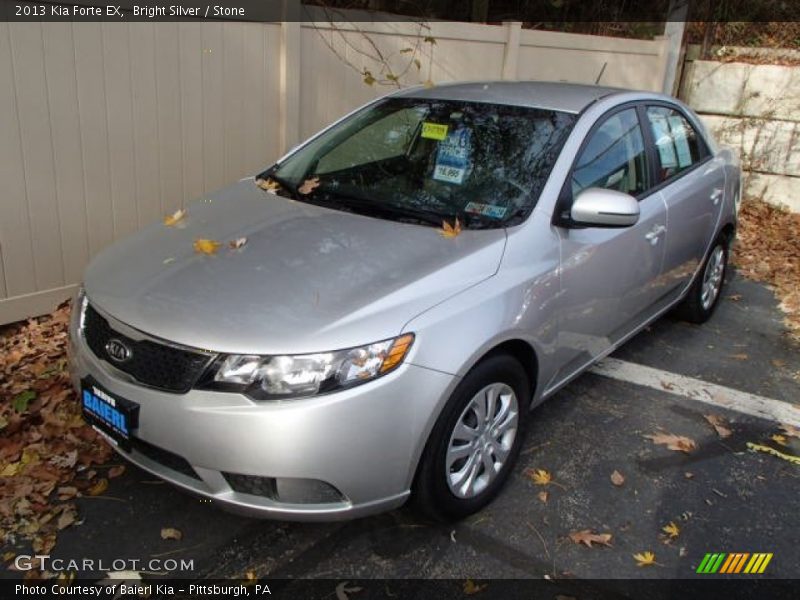 Bright Silver / Stone 2013 Kia Forte EX