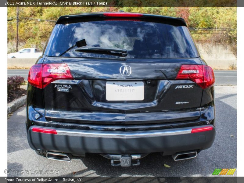 Crystal Black Pearl / Taupe 2011 Acura MDX Technology