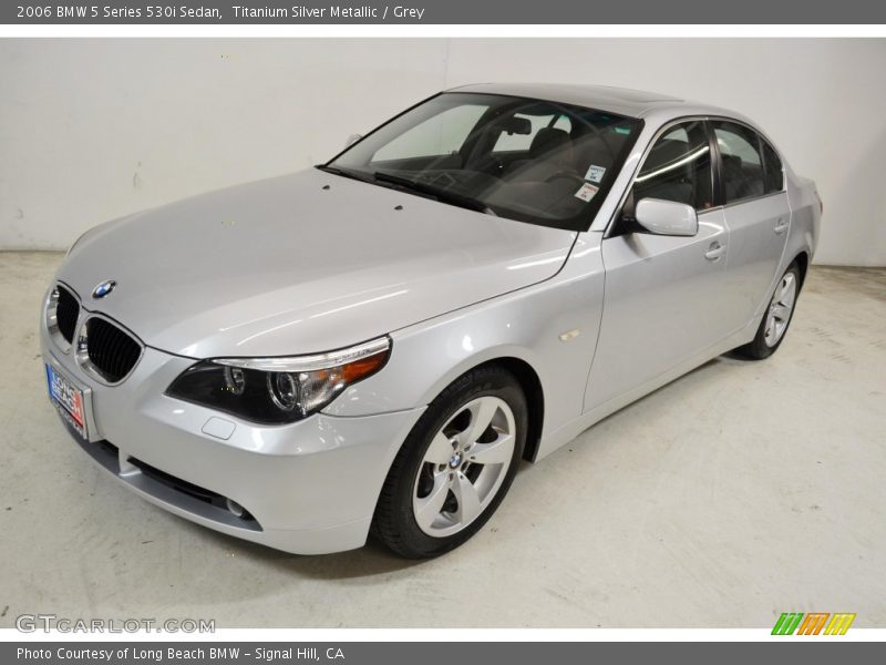Titanium Silver Metallic / Grey 2006 BMW 5 Series 530i Sedan