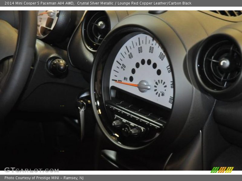 Crystal Silver Metallic / Lounge Red Copper Leather/Carbon Black 2014 Mini Cooper S Paceman All4 AWD