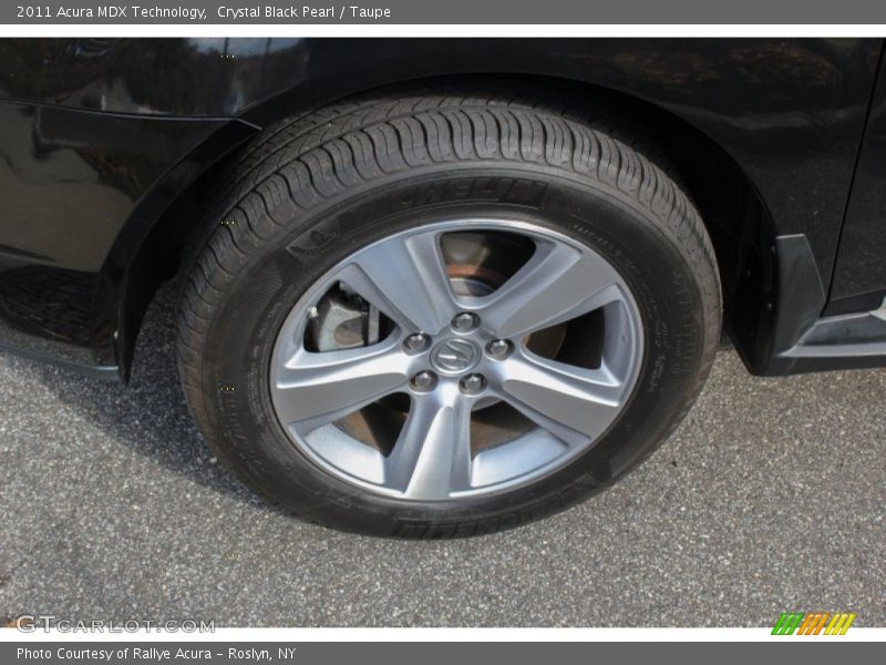 Crystal Black Pearl / Taupe 2011 Acura MDX Technology