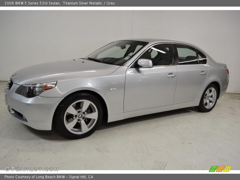 Titanium Silver Metallic / Grey 2006 BMW 5 Series 530i Sedan
