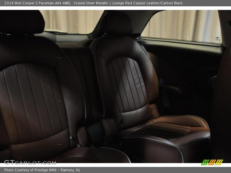 Crystal Silver Metallic / Lounge Red Copper Leather/Carbon Black 2014 Mini Cooper S Paceman All4 AWD