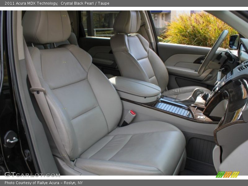 Crystal Black Pearl / Taupe 2011 Acura MDX Technology