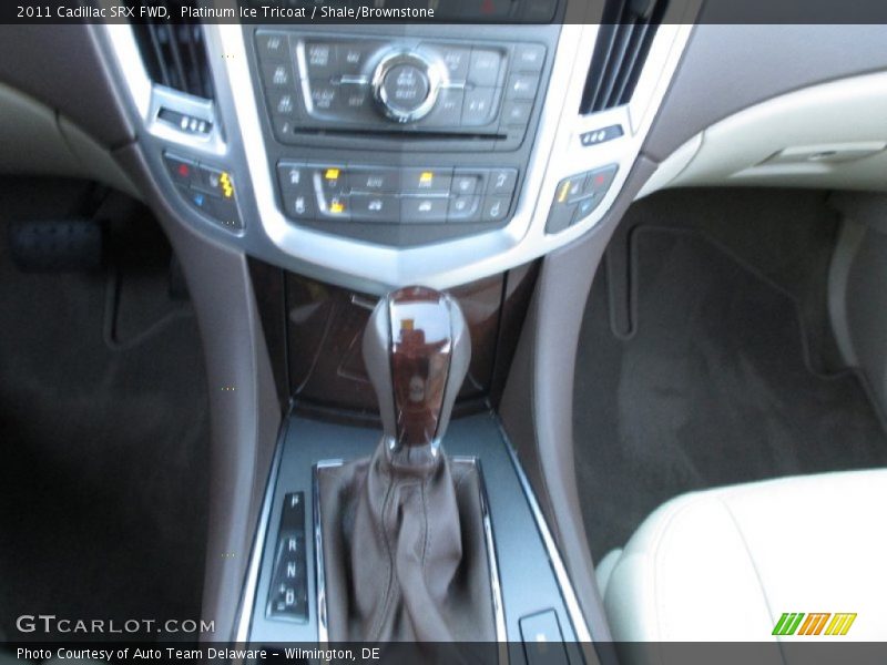 Platinum Ice Tricoat / Shale/Brownstone 2011 Cadillac SRX FWD