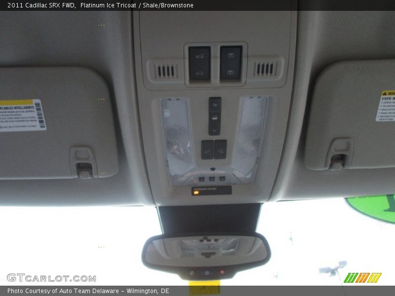 Platinum Ice Tricoat / Shale/Brownstone 2011 Cadillac SRX FWD