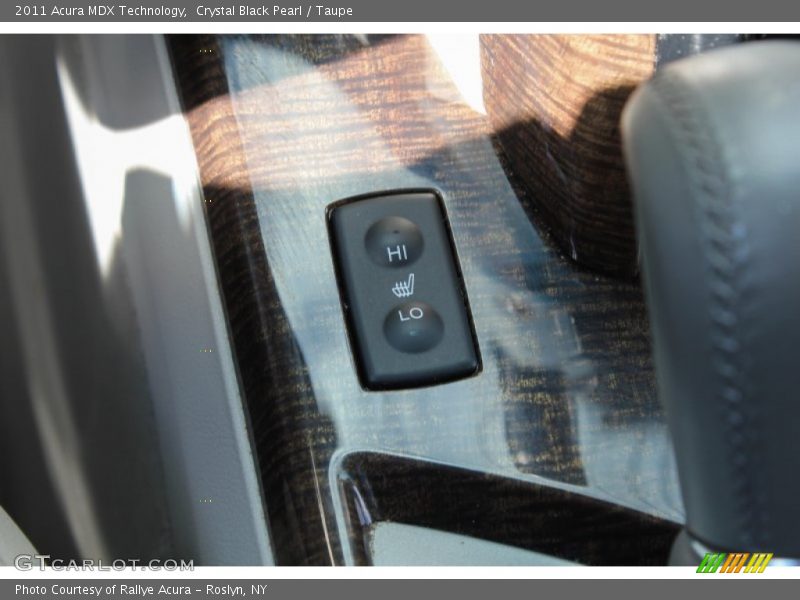 Crystal Black Pearl / Taupe 2011 Acura MDX Technology