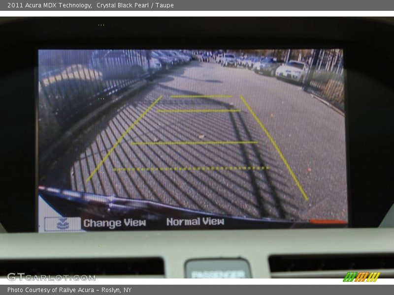 Crystal Black Pearl / Taupe 2011 Acura MDX Technology
