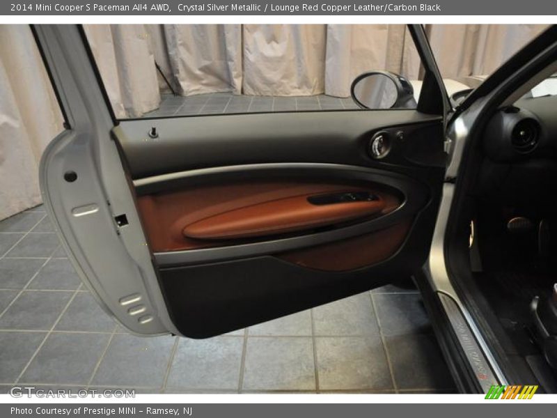 Crystal Silver Metallic / Lounge Red Copper Leather/Carbon Black 2014 Mini Cooper S Paceman All4 AWD